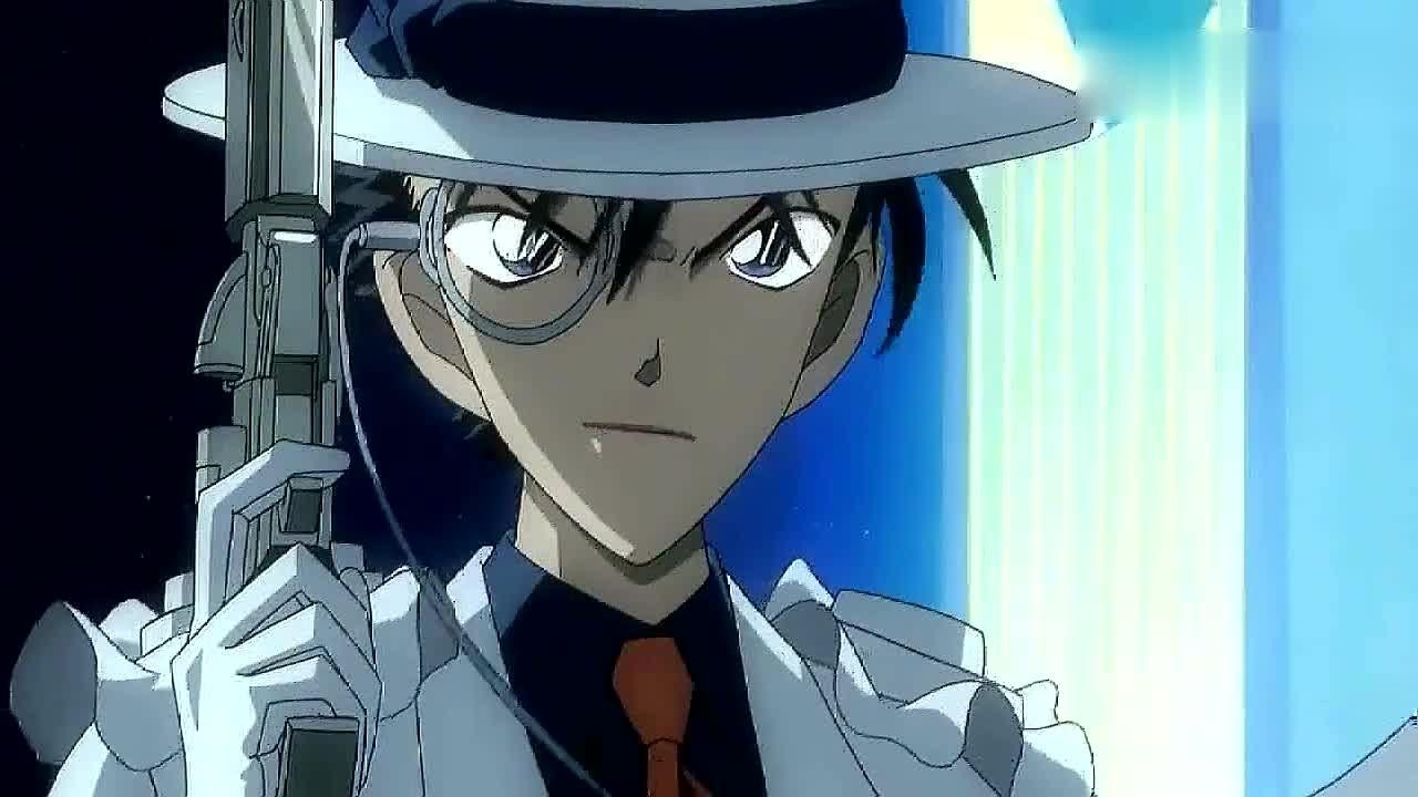 名侦探柯南怪盗基德模仿小兰的声音分散柯南的注意力