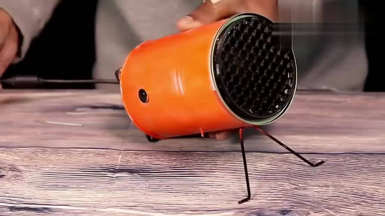 暖风炉自制视频自己diy一个实用的小型桌面暖风炉简直太爽了