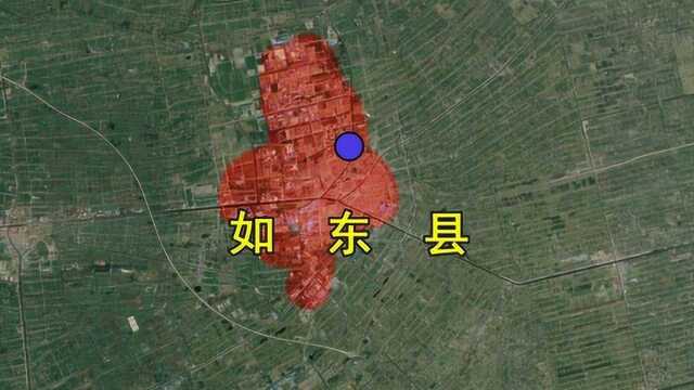 江苏如东——地图看城市建设发展历程