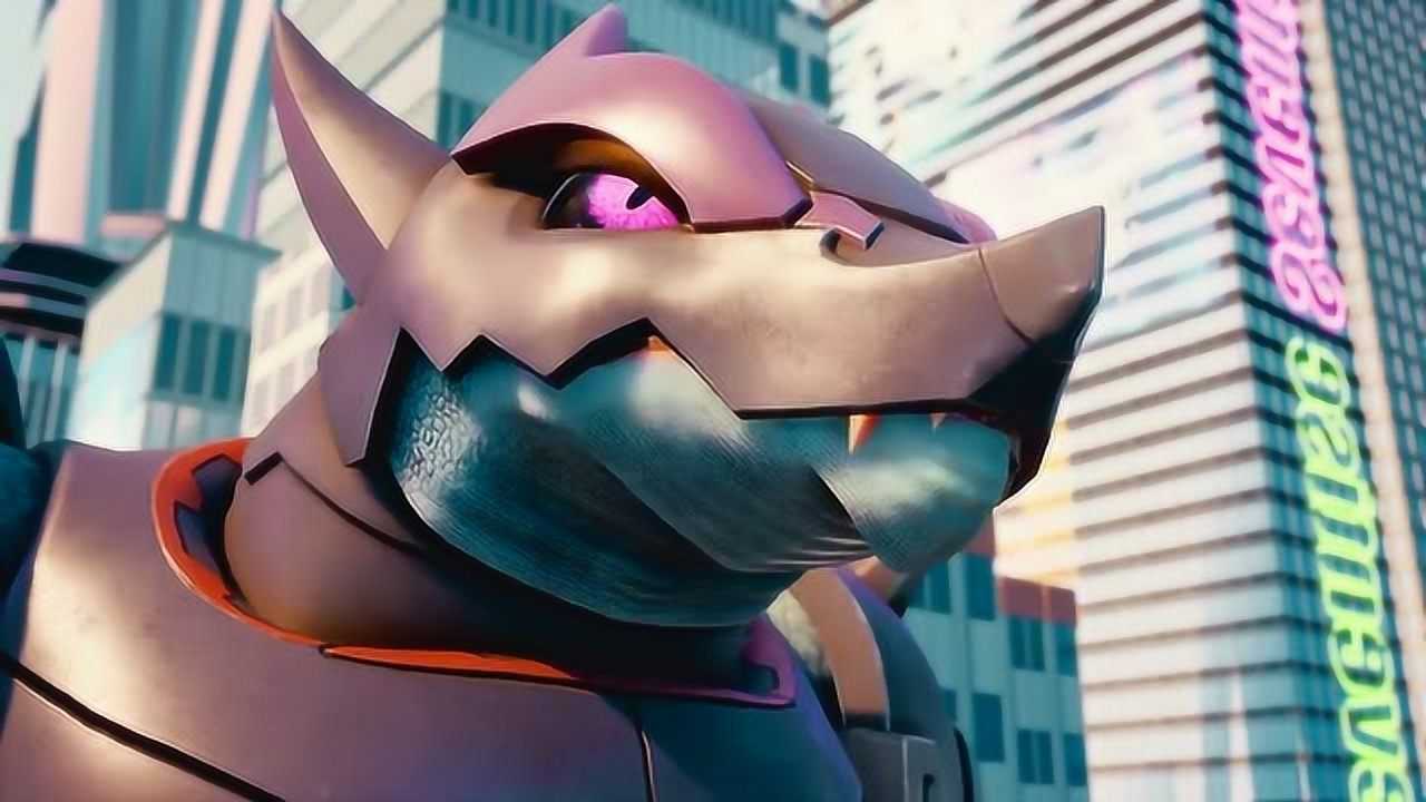 钢甲龙的盔甲很坚硬,无懈可击