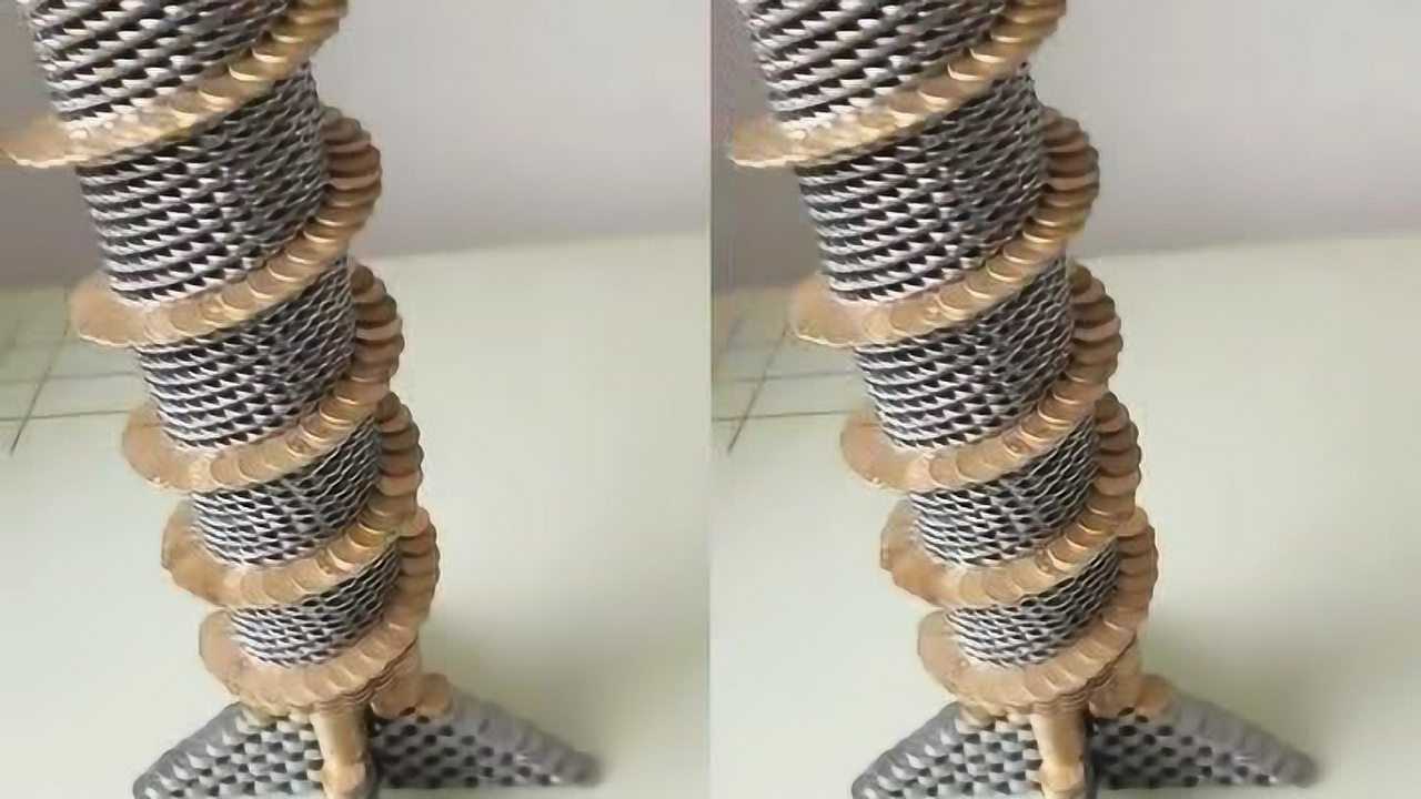 用硬币摆的造型,就是不热门了