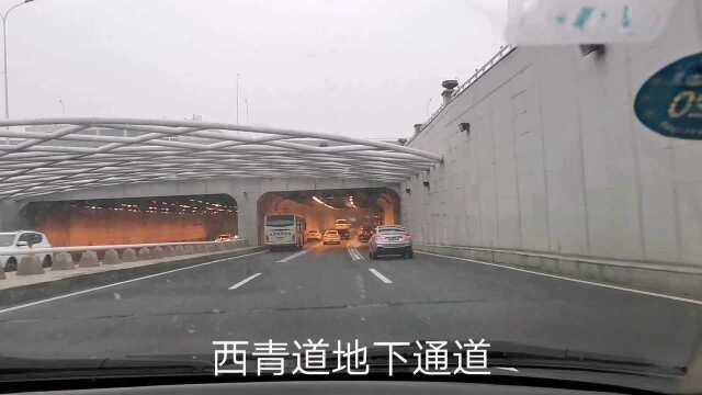 天津东西大通道,横跨天津城,快速路