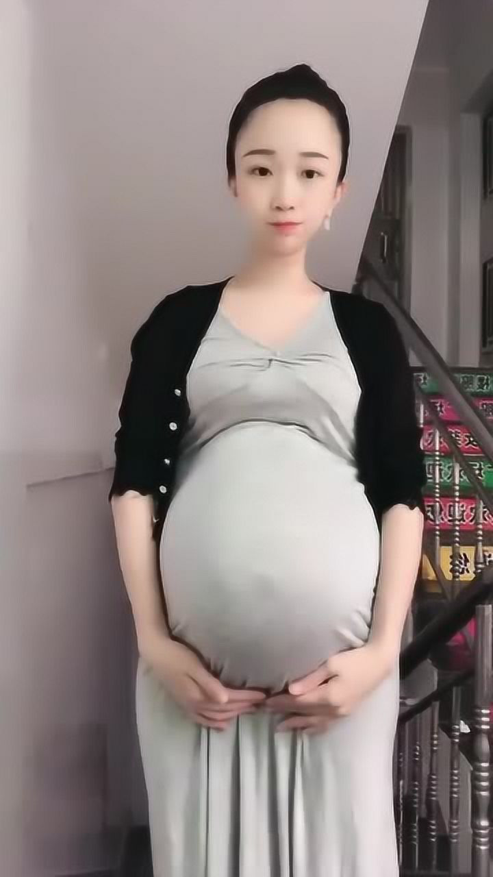 肚子最大的孕妇尖尖图片