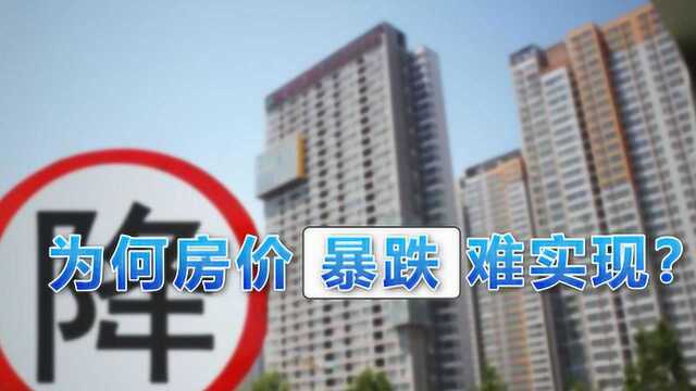 房价“暴跌”为什么难实现?内行人:本身就是矛盾的“伪命题”