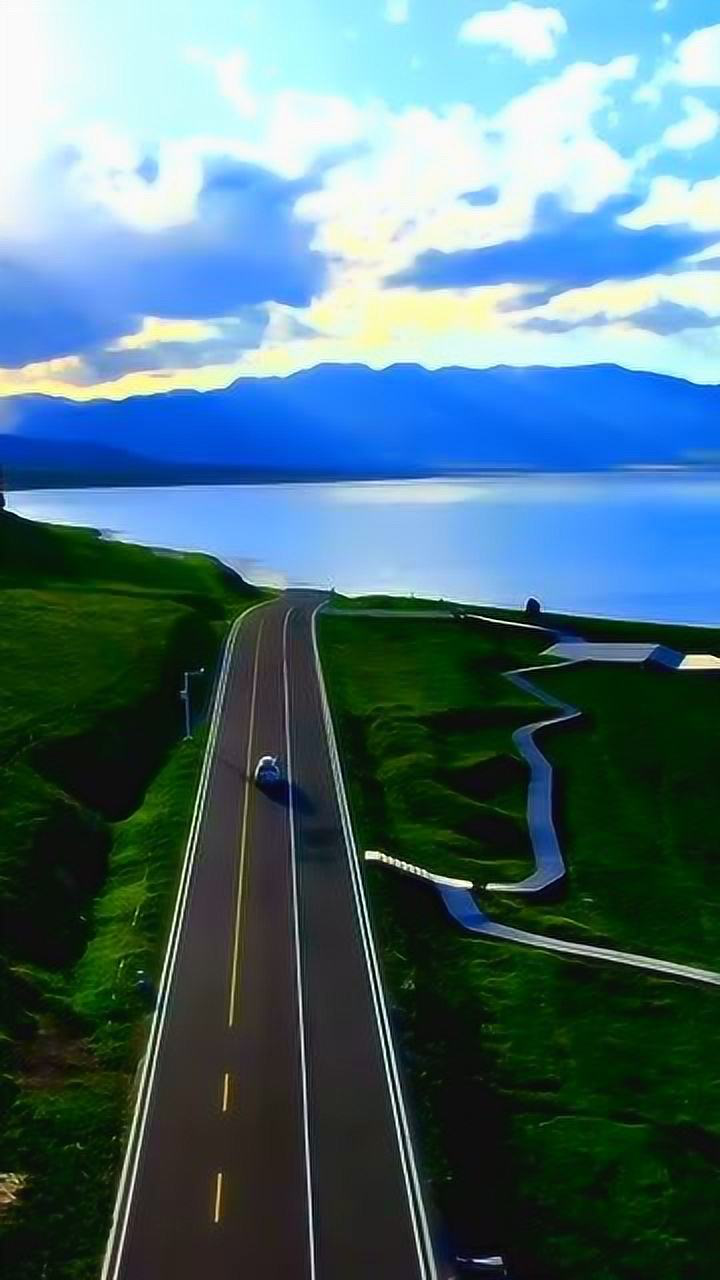 赛里木湖在这条醉美环湖公路自驾,会是一种怎样的感觉_腾讯视频