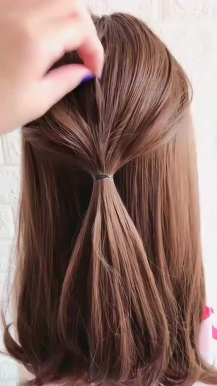 头发这样扎太美了简单时尚又有气质简单易学你学会了吗