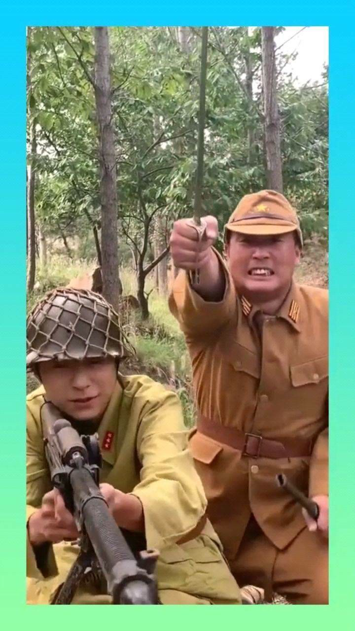 看一下电视剧上面日本鬼子是怎么打仗的