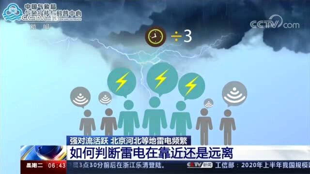 强对流活跃 北京河北等地雷电频繁 如何判断雷电在靠近还是远离