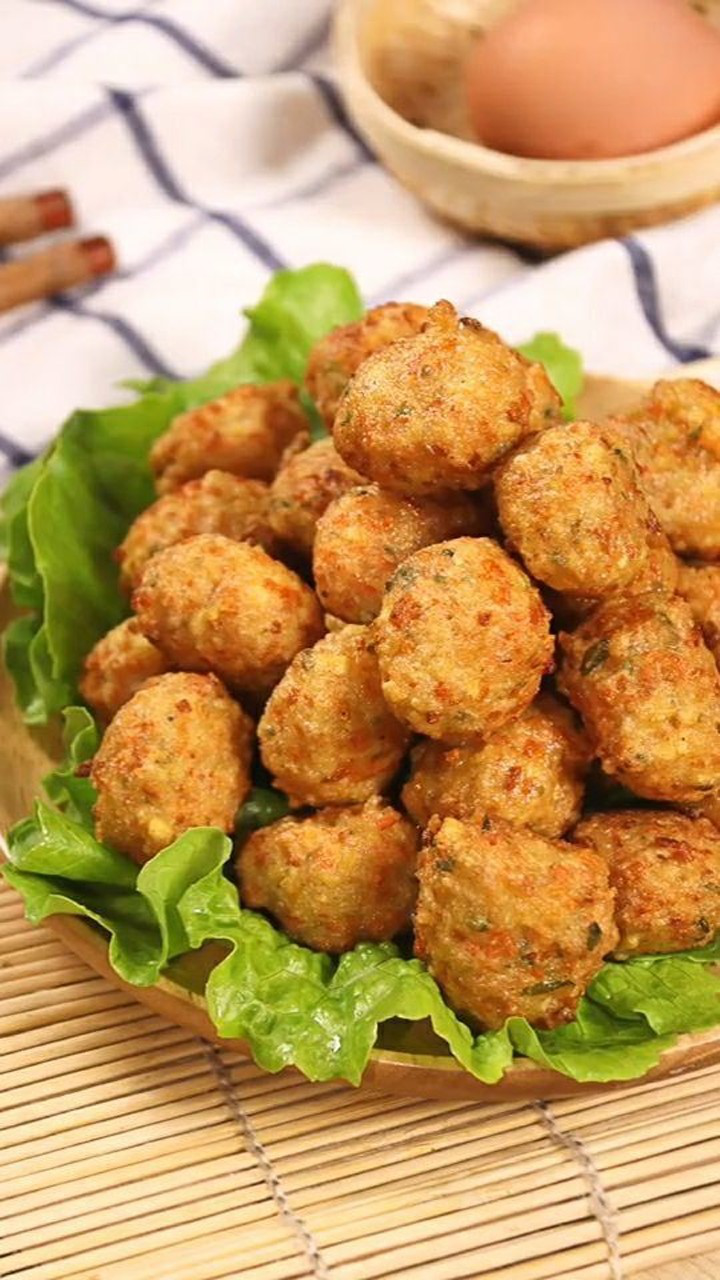 胡萝卜丸子,没有肉更好吃哦_腾讯视频