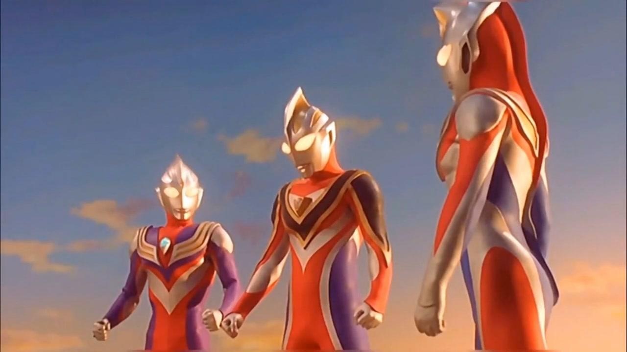 盖亚奥特曼超时空大决战这可是真的平成三杰别拿泽塔里的伽马幻像比