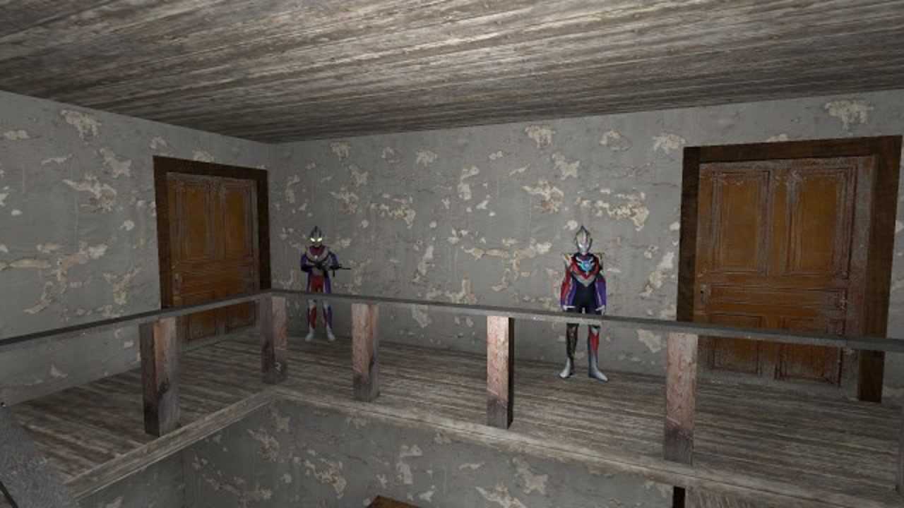 迪迦和欧布奥特曼在密室的走廊里,为什么不敢进去啊?