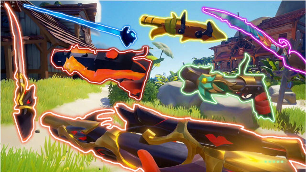 盗贼之海—好看的武器皮肤推荐!包含发光武器!