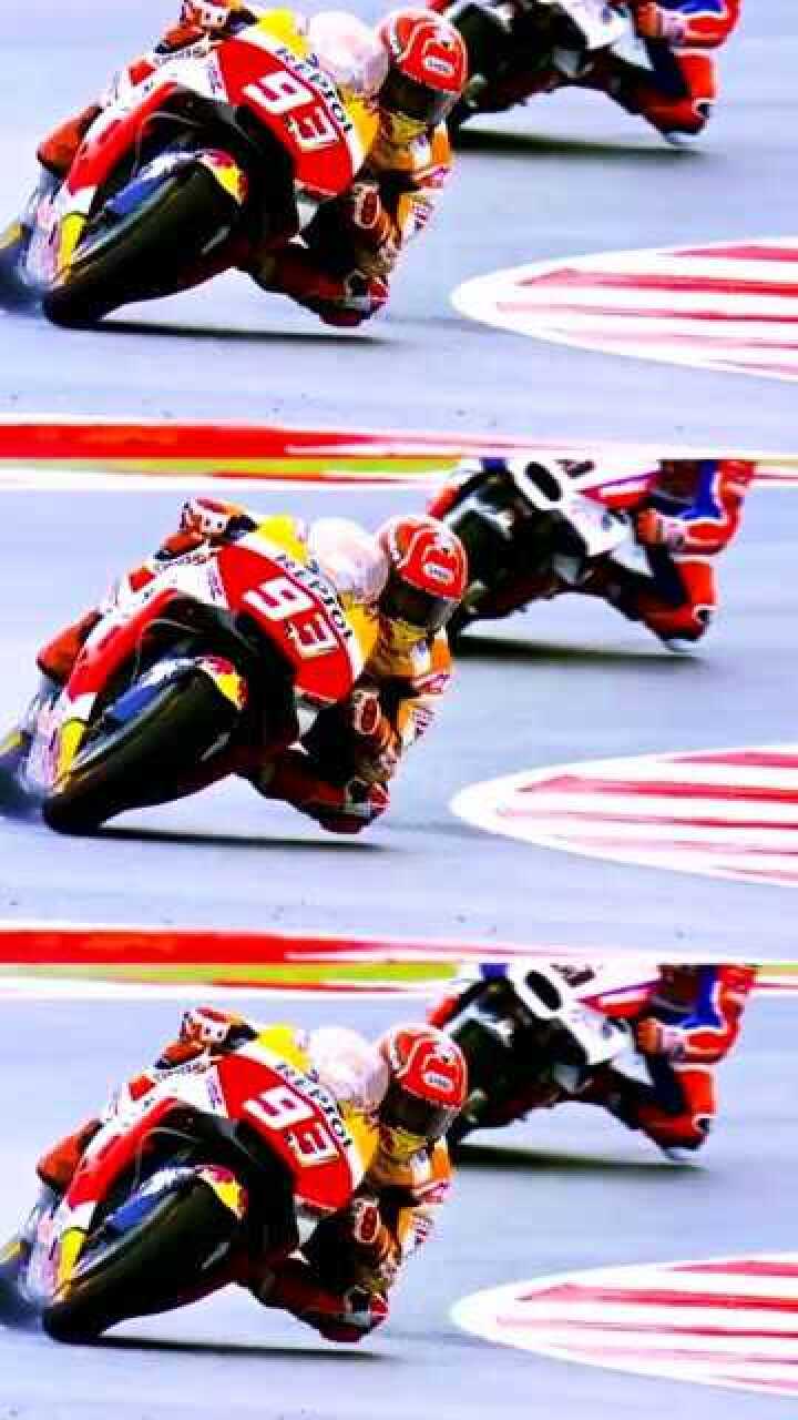 93号马奎斯堪称摩托届的神话平行地面的压弯技术至今无人超越