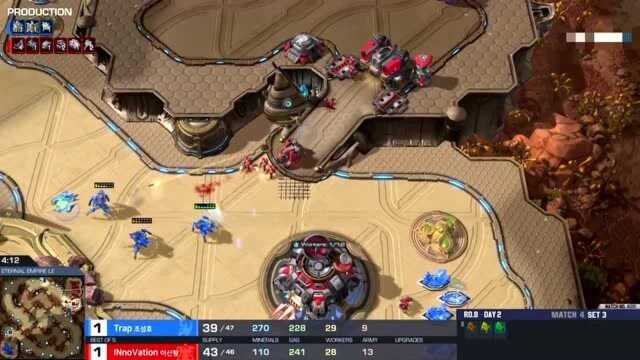 星际2 GSL1 8强 Trap vs INnoVation 第三场