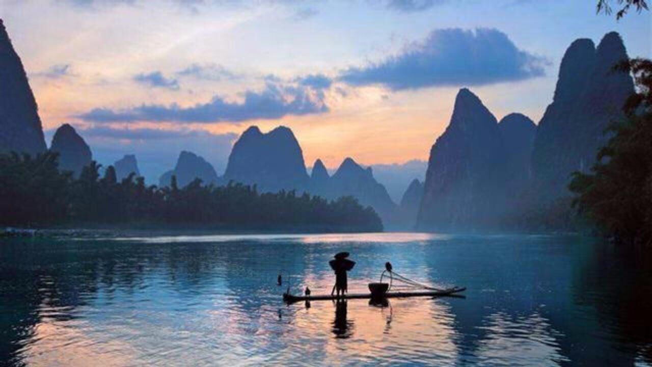 高清航拍桂林山水：美得让人窒息_高清