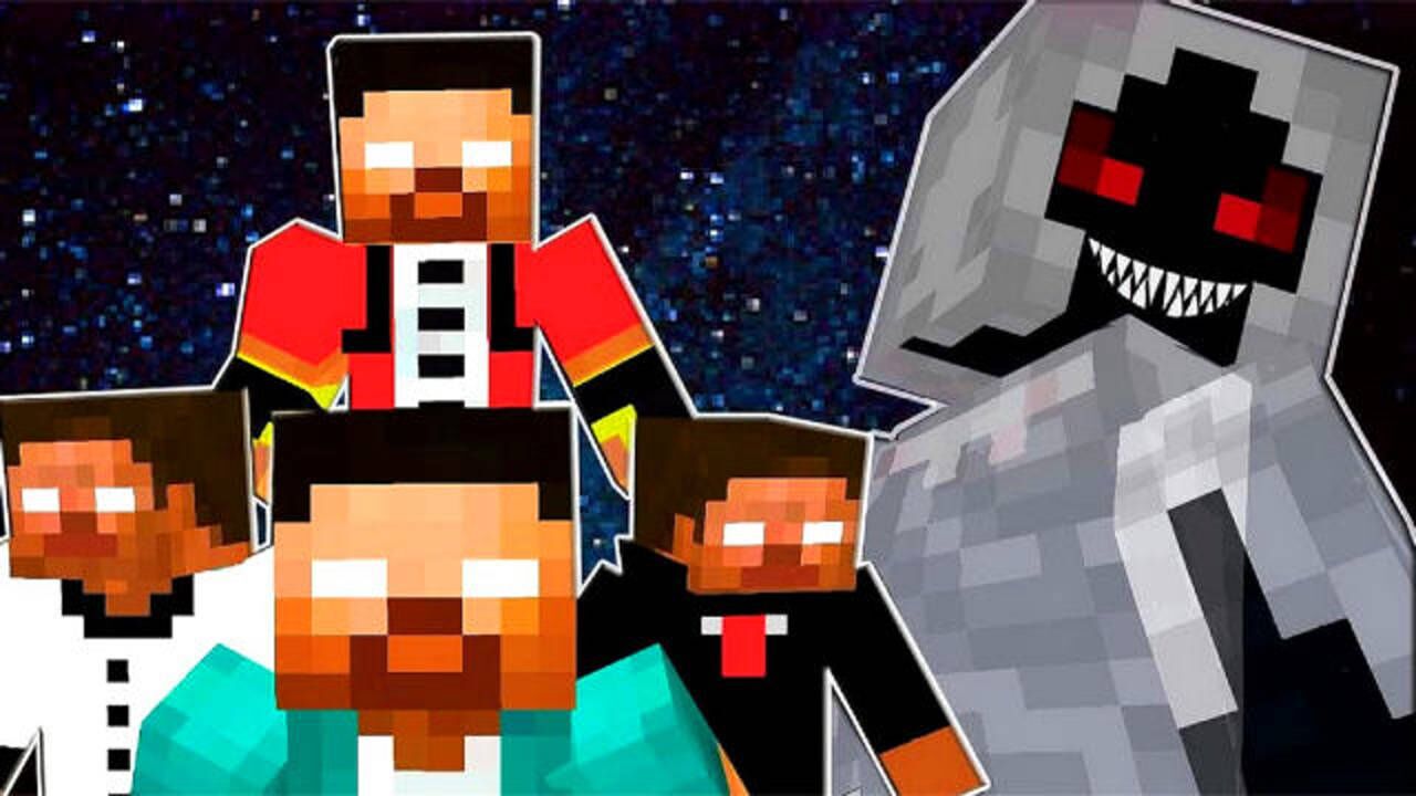 minecraft动画:him三兄弟降临,拯救him对抗黑暗军团!