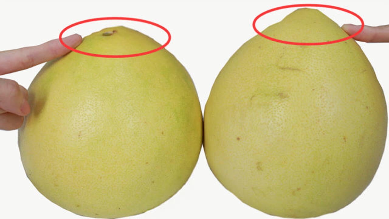 买柚子要选母的顶部看一眼就辨出汁多皮薄老农的方法真管用