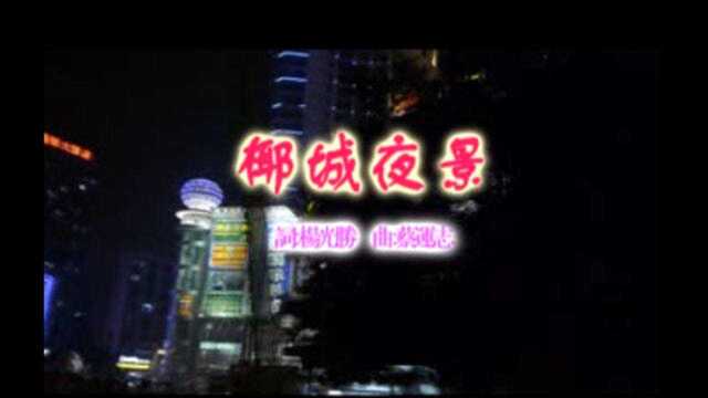 《椰城夜景》词杨光胜 曲:蔡运志