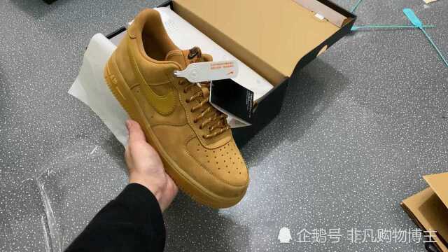 af1 空军一号低帮 小麦色 实拍鉴赏