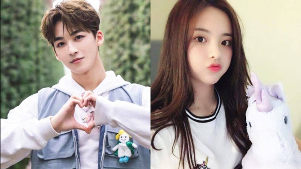 杨超越何洛洛亲密互动画风似情侣斗嘴网友你俩谈恋爱了吧