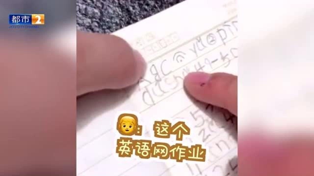 全程懵!一年级小学生记事本堪比摩斯密码 网友:抽象记忆高手