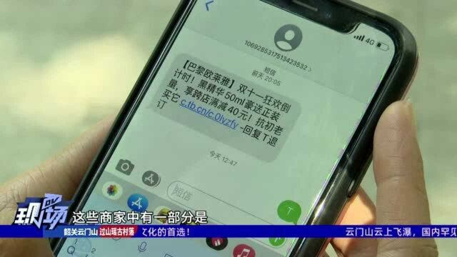 “双十一”促销短信泛滥 部分不能退订涉嫌违法