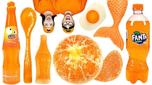 橙色食物30种图片