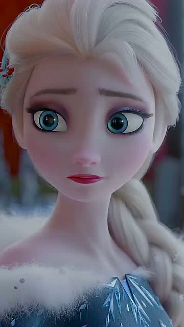 美丽动人的艾莎小姐姐真是太漂亮了冰雪奇缘