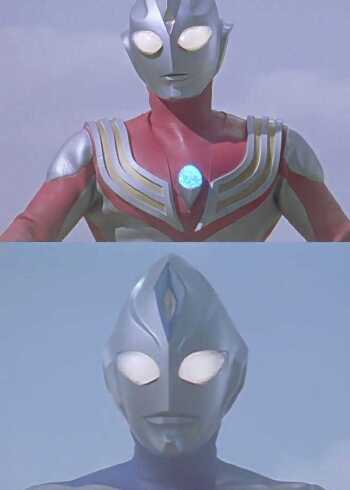 迪迦奥特曼与戴拿奥特曼的对比,大家觉得哪个更强呢?