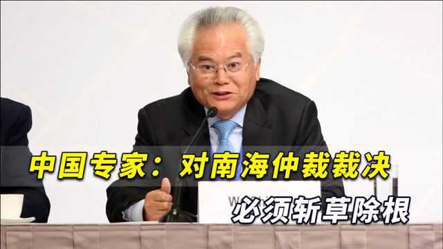 中国南海研究院院长:我们必须对南海仲裁裁决斩草除根