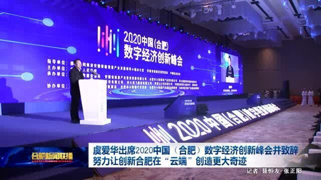 虞爱华出席2020中国(合肥)数字经济创新峰会