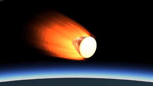 动画模拟SpaceX载人龙飞船的整个发射时序和对接及返回流程