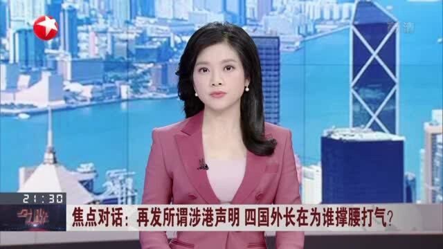 再发所谓涉港声明 四国外长在为谁撑腰打气? 外交部:香港特区有关部门行为天经地义、无可置疑、不容抹黑