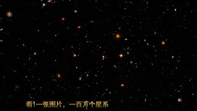 看!一张图片,一百万个星系