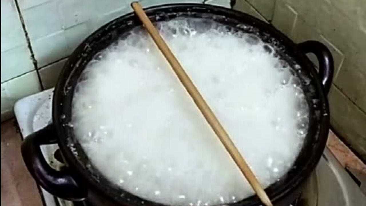 煮稀饭在锅上面放根筷子,火候再旺粥都不会溢出来,居然是真的?