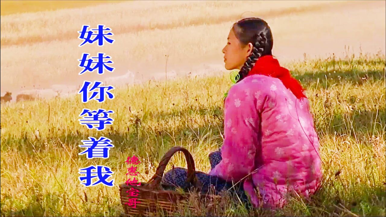 一首情歌《妹妹你等着我》dj,歌声甜美,醉人心扉,超级好听!