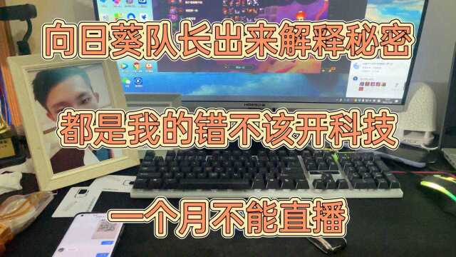 向日葵一个月不能开直播