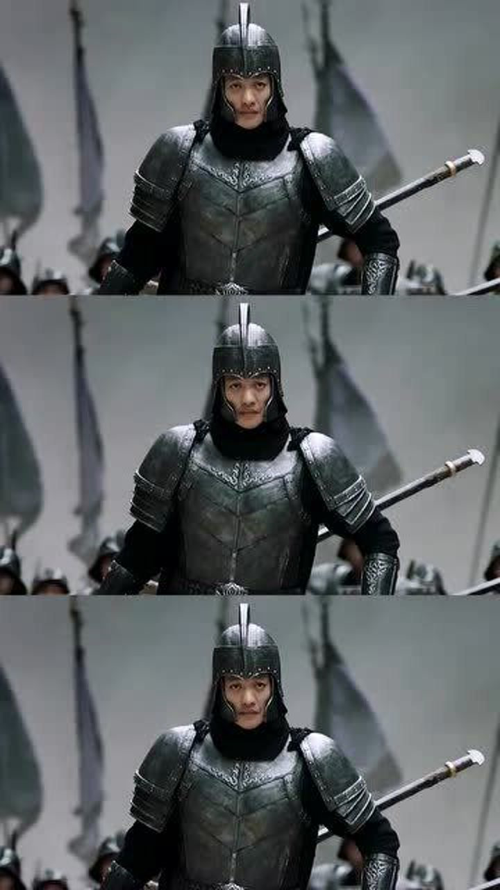 这才是征战沙场的大将军!黄沙百战穿金甲,不破楼兰终不还的大将军!