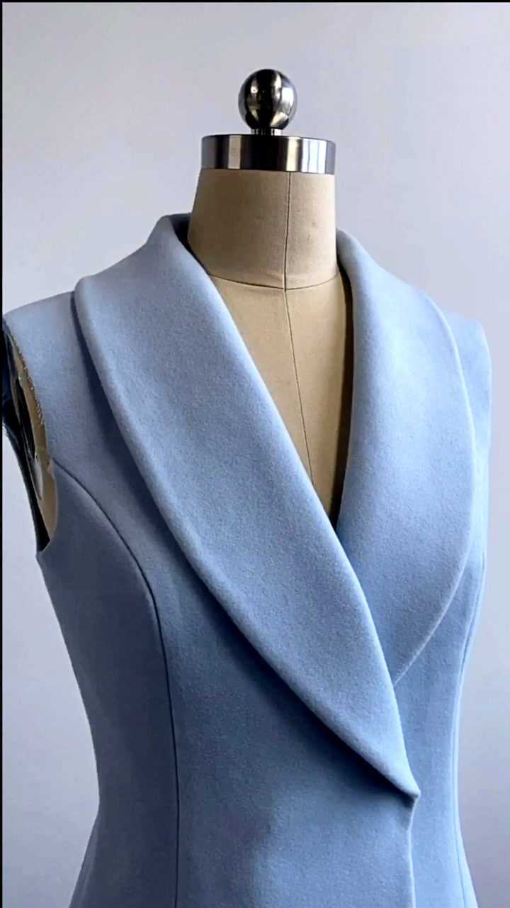 青果领的制版方法