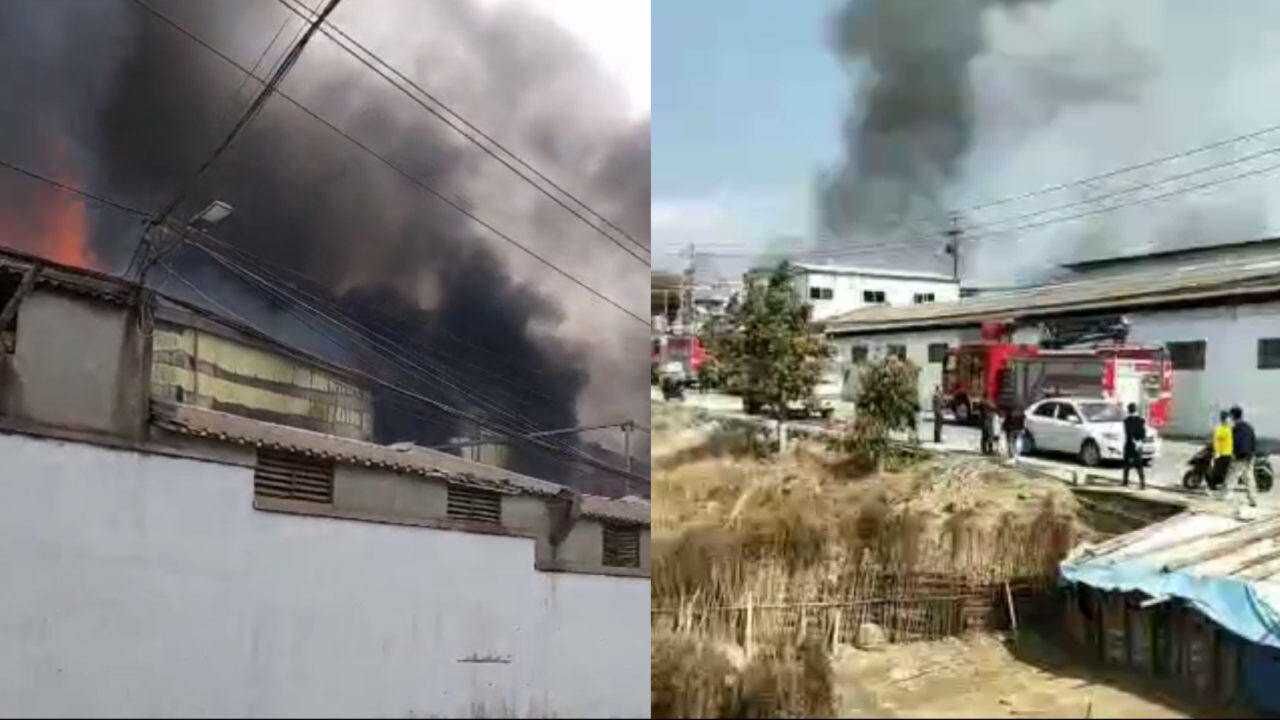 先后调派10辆消防车!闽侯一厂房发生火灾,近三小时明火被扑灭_高清1080P在线观看平台_腾讯视频