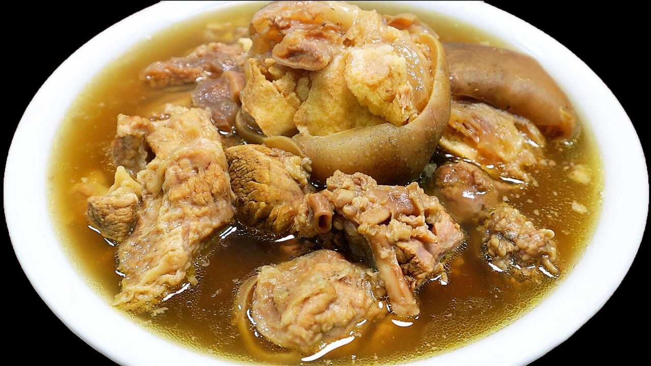 675买15斤大牛蹄,用闽南特色沙煲法炖一大锅,汤鲜味美真过瘾