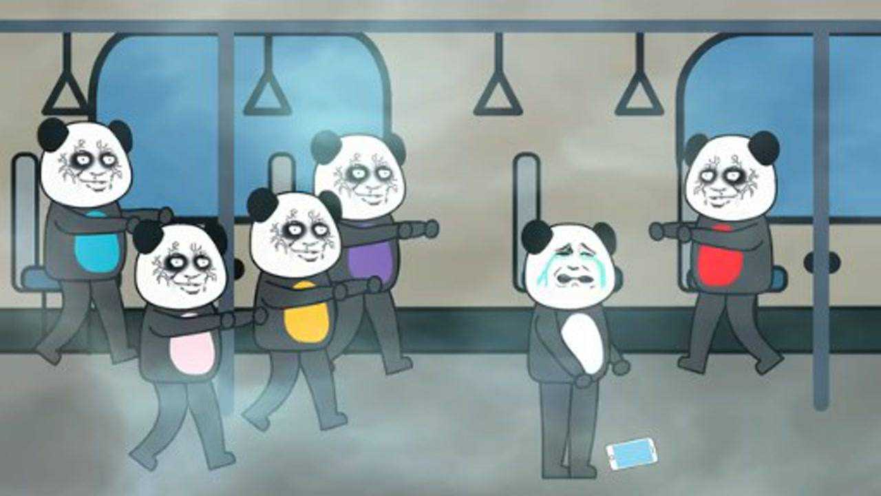 沙雕动画恐怖上午夜坐公交车发现车上的人都是僵尸