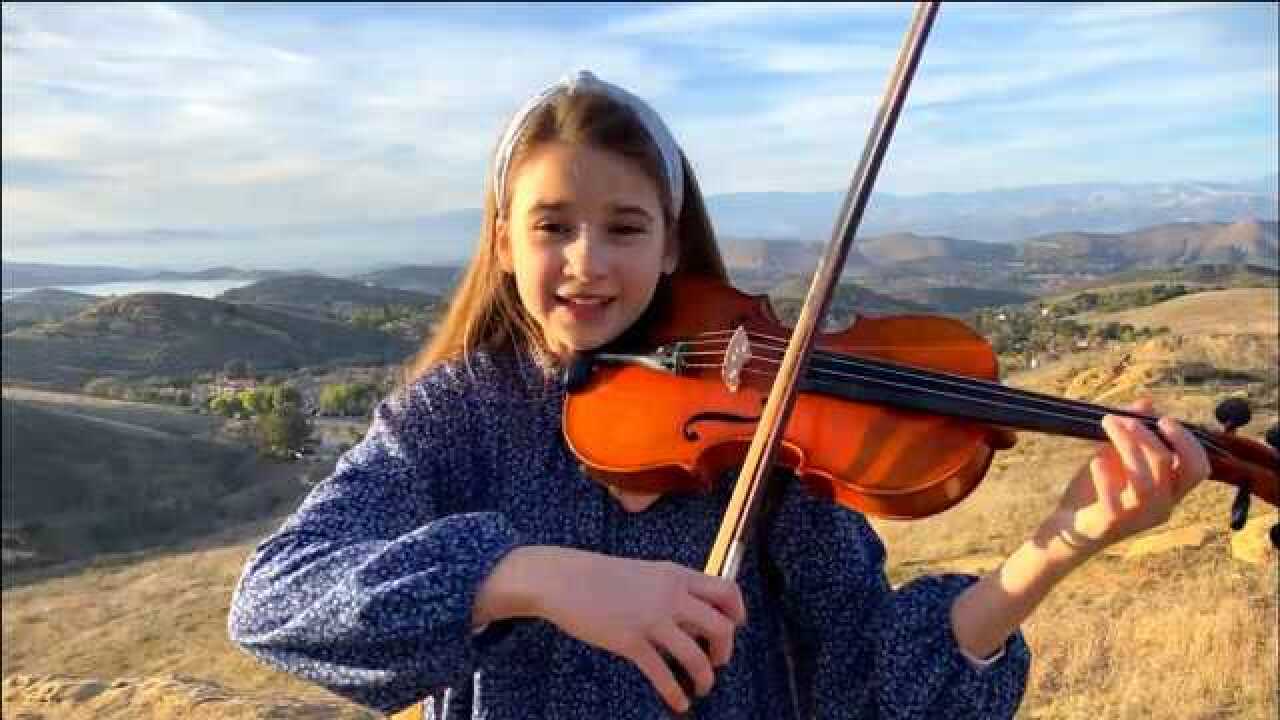 karolina 小提琴演奏《unchained melody》