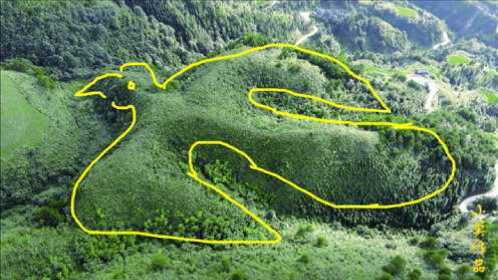 航拍"大鹏展翅",形状栩栩如生,活灵活现,一个顶级的风水宝地啊!