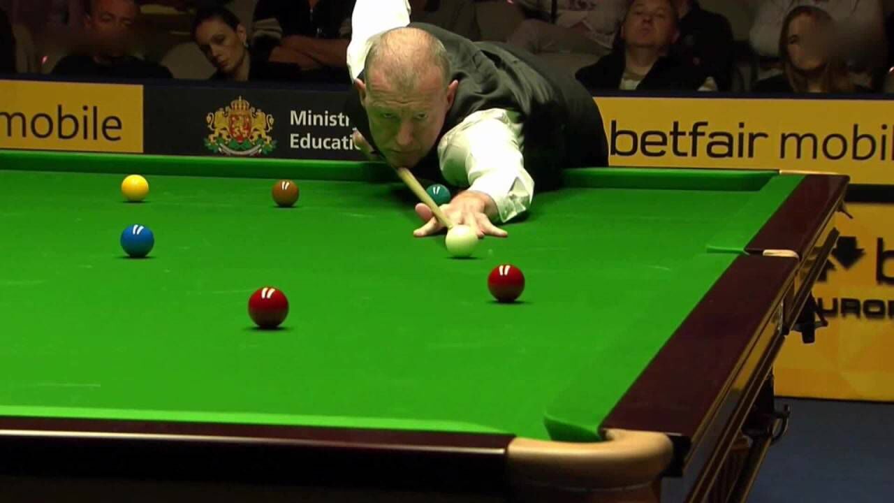 斯诺克球王戴维斯,行走版的教科书,站姿标准到令人羡慕!