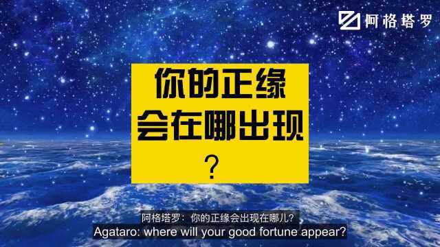 阿格塔罗:你的正缘会在哪出现?