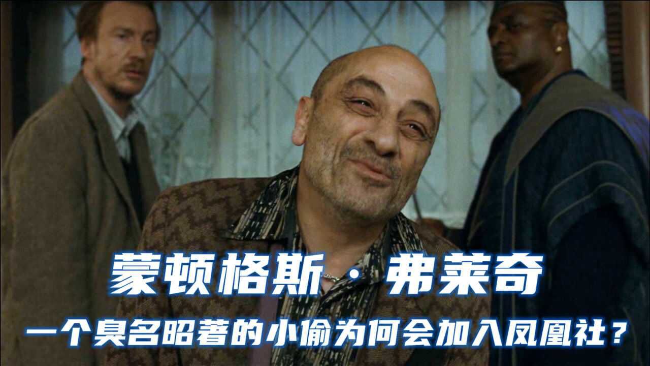 hp蒙顿格斯凤凰社为何会让一小偷加入导致他不仅害死穆迪还偷走魂器