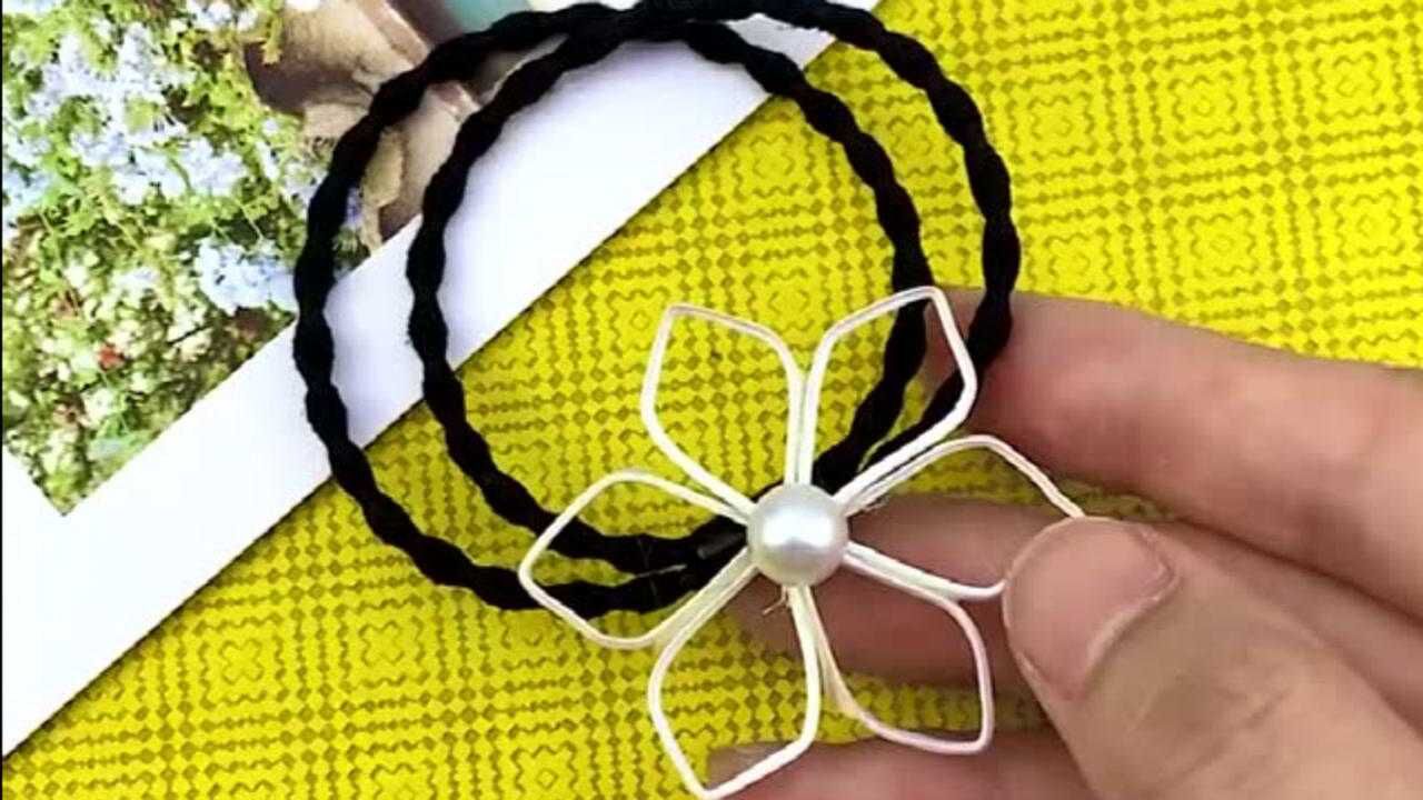 一次性口罩不要扔哦一起废物利用来做个皮筋戴在头上美美哒