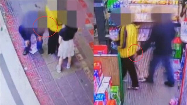 监拍:变态男超市内猥亵女生后盗窃 店长:摸女生屁股 经常偷东西