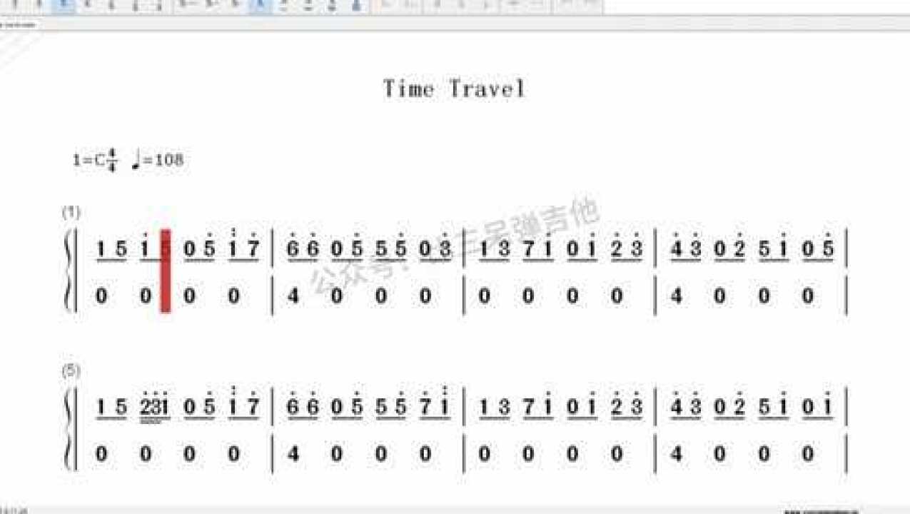 time travel拇指琴卡林巴琴简谱_腾讯视频